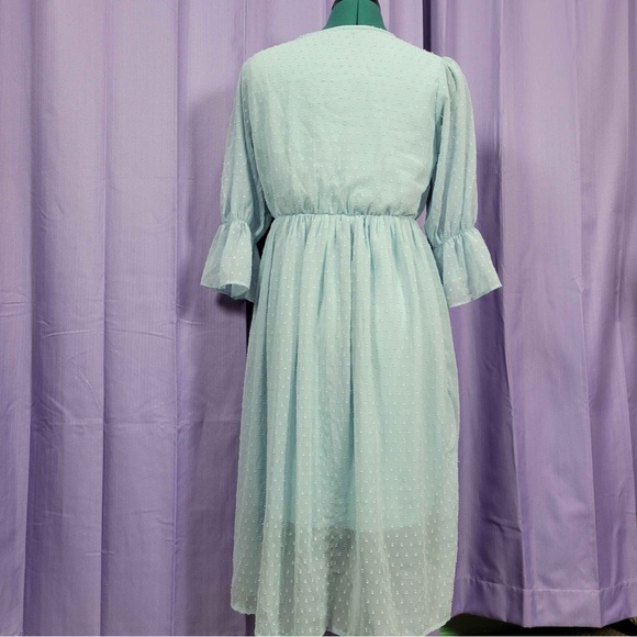 Boohoo Light Blue Summer Dress - Picture 3 of 3